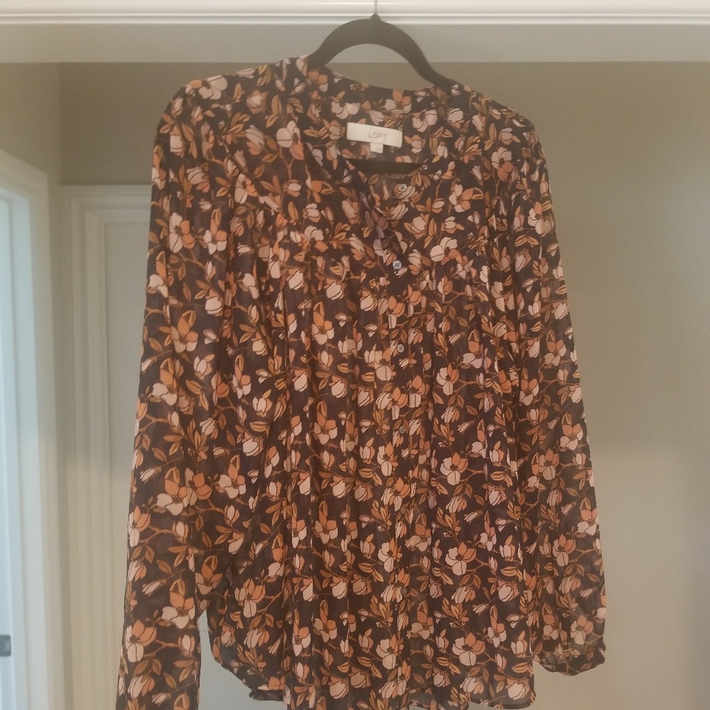 Loft Floral Blouse